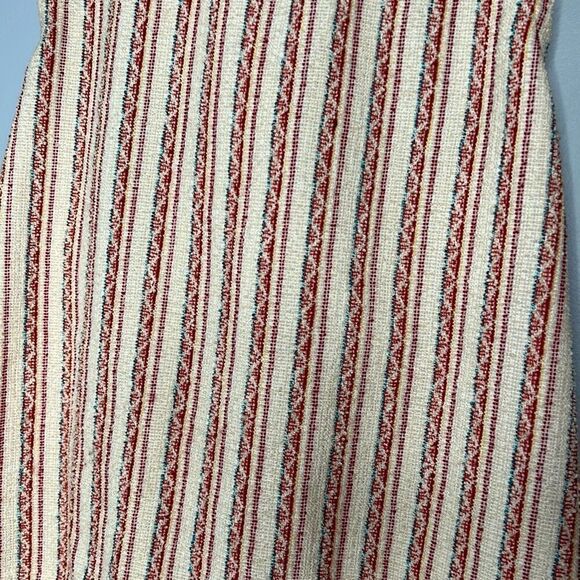 Madewell Boucle Striped Tank Top Criss Cross Back Medium - Picture 4 of 8